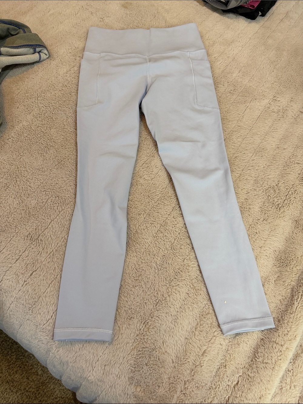 Athleta Light Purple Lavender High-Rise Leggings with Pockets 7/8 Length XS